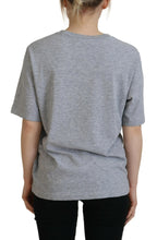 Dsquared² Gray Logo Cotton Crewneck Short Sleeve Tee T-shirt