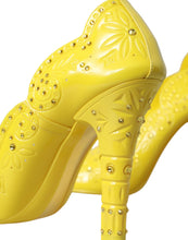 Dolce & Gabbana Yellow Crystal CINDERELLA Heels Pumps Shoes