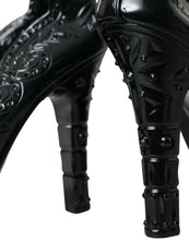 Dolce & Gabbana Black Crystal CINDERELLA Heels Pumps Shoes