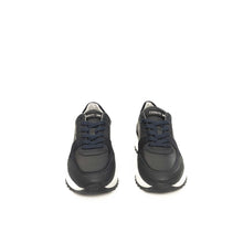 Cerruti 1881 Blue Cowhide Men Sneaker
