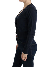 Blue Wool Blouse Sweater MARGHI LO'