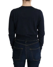 Blue Wool Blouse Sweater MARGHI LO'