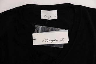 Black Wool Blouse Sweater MARGHI LO'