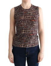 Multicolor Print Knit Top Wool T-shirt Dolce & Gabbana