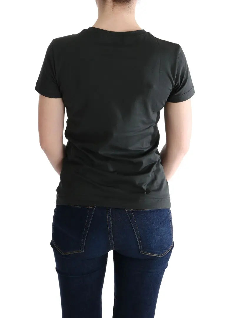 Green Cotton 2017 Motive T-Shirt Dolce & Gabbana