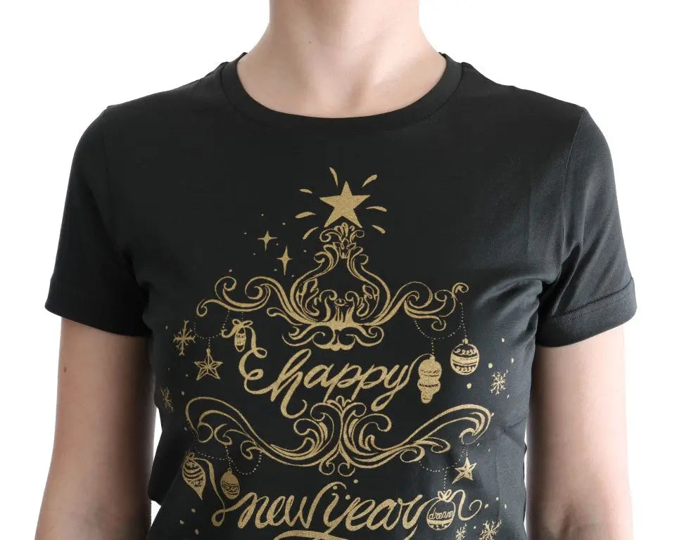 Green Cotton 2017 Motive T-Shirt Dolce & Gabbana