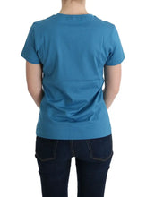 Blue Cotton 2017 Motive T-Shirt Dolce & Gabbana