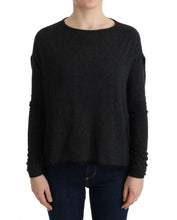 Gray Viscose Knitted Sweater Costume National