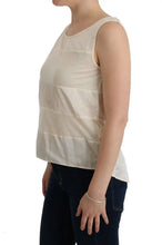 Beige Asymmetric Top Blouse Costume National