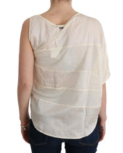 Beige Asymmetric Top Blouse Costume National