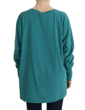 Green Cotton Oversized Sweater John Galliano