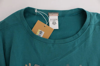 Green Cotton Oversized Sweater John Galliano