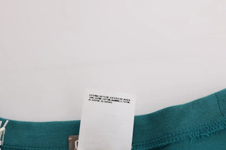 Green Cotton Oversized Sweater John Galliano