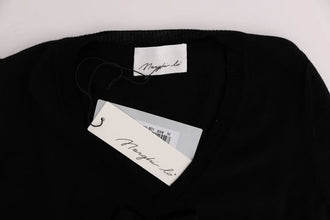 Black Wool Long Sleeve Shift Dress MARGHI LO'