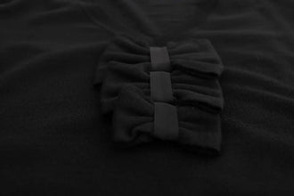 Black Wool Long Sleeve Shift Dress MARGHI LO'