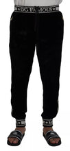 Dolce & Gabbana Black Jogger Jogging Trouser Cotton Pants