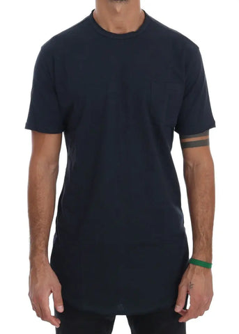 Blue Cotton Crewneck T-Shirt Daniele Alessandrini