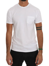White Cotton Crewneck T-Shirt Daniele Alessandrini