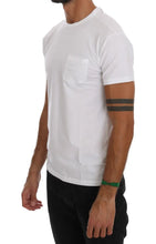 White Cotton Crewneck T-Shirt Daniele Alessandrini