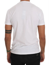White Cotton Crewneck T-Shirt Daniele Alessandrini