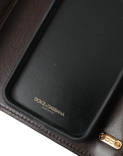 Brown Python Leather DG Girls Crossbody Phone Bag Dolce & Gabbana