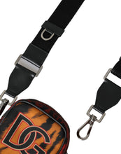 Dolce & Gabbana Multicolor Tiger Print Nylon Logo Cross Body Bag
