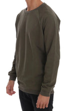 Green Crewneck Cotton Sweater Daniele Alessandrini