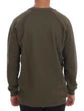 Green Crewneck Cotton Sweater Daniele Alessandrini