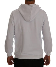 White Pullover Hodded Cotton Sweater Daniele Alessandrini