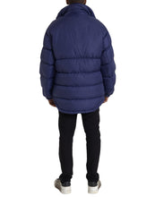Dolce & Gabbana Navy Blue Quilted Windbreaker Puffer Jacket