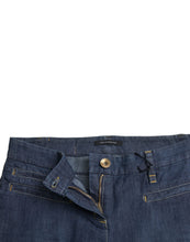 PLEIN SUD Dark Blue Cotton Bootcut Denim Jeans
