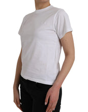 White Cotton Crew Neck Short Sleeves Tee T-shirt Balenciaga