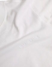 White Cotton Crew Neck Short Sleeves Tee T-shirt Balenciaga
