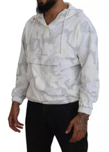 Dolce & Gabbana White Camouflage Hooded Sweatshirt Sweater