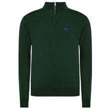 La Martina Green Wool Men Sweater