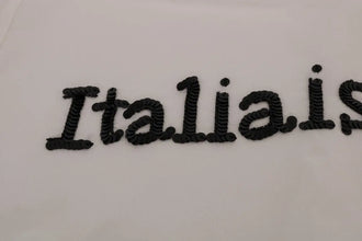 White Silk ITALIA IS LOVE Blouse T-shirt Dolce & Gabbana