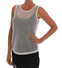 White Net Tank Transparent Top Dolce & Gabbana
