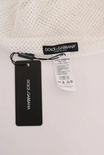 White Net Tank Transparent Top Dolce & Gabbana