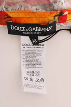 Orange Print Crystal-Embellished Blouse Dolce & Gabbana