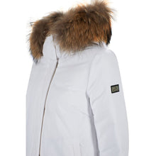 White Nylon Women's Jacket Yes Zee