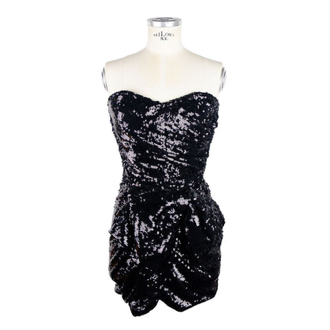 Black Polyamide Women Dress Elisabetta Franchi