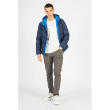 Blue Nylon Men Jacket La Martina