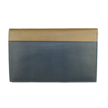Blue Leather Men Wallet Cavalli Class