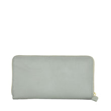 Gray Calfskin Women Wallet Cavalli Class