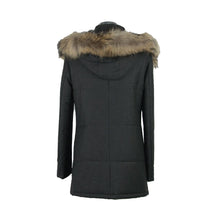 Made in Italy Black Wool Men's Jacket