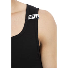 Black Cotton Men's Tank Top Bikkembergs