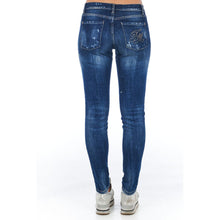 Blue Cotton Women Jeans Frankie Morello