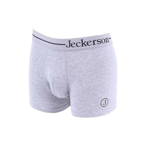 Gray Cotton Men Boxer Jeckerson