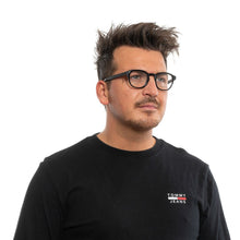 Black Men Glasses Frame Ermenegildo Zegna