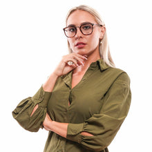 Brown Unisex Glasses Frame Lozza
